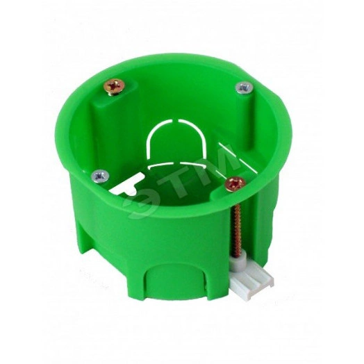 Коробка установочная 68х45мм пластиковые лапки ГИПРОК КУ1201-01-И (КУ1201-01-И)