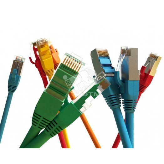 Патч-корд F/UTP экранированный категория 6 LSZH черный (1м) (30852)