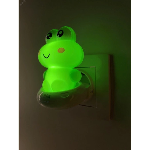 Ночник NN-608-SW-GR зеленый (12/240/960) ЭРА (Б0019100)