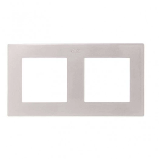 Рамка 2-м Simon24 алюм. 2400620-033