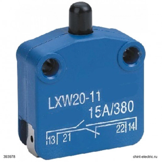 Контакт вспомогательный LXW20-11 AC 11 15A/380 для NH40 CHINT 393978