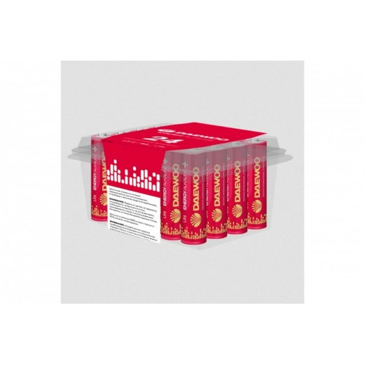 Элемент питания алкалиновый AA/LR6 1.5В Energy Alkaline 2021 Pack-24 (уп.24шт) DAEWOO 5029842