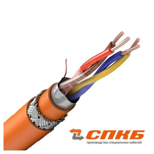Кабель ТЕХНОКСБКнг(А)-FRHF 2х2х1.13 оранжевый