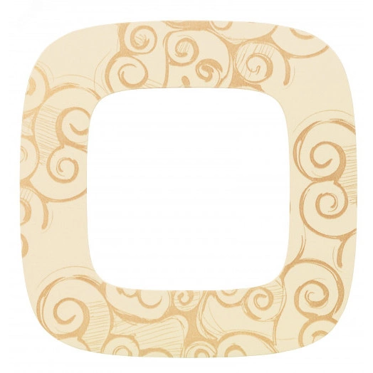 Valena ALLURE Рамка 1 пост Нарцисс золото универсальная