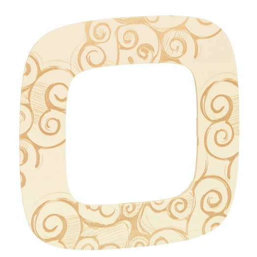 Valena ALLURE Рамка 1 пост Нарцисс золото универсальная