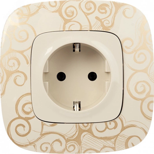 Valena ALLURE Рамка 1 пост Нарцисс золото универсальная