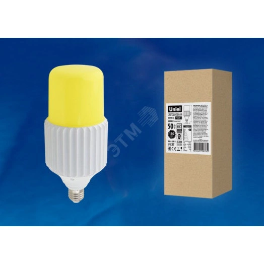 LED-MP200-50W/4000K/E27/PH ALP06WH Лампа светодиодная, удаленный люминофор. Белый свет (4000K). Картон. ТМ Uniel