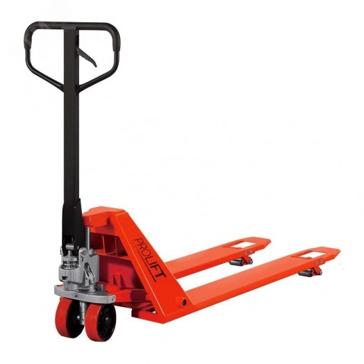 Тележка гидравлическая низкопрофильная PROLIFT AC-LOW 35, г/п 1000кг, колеса полиуретан, вилы 1120х5
