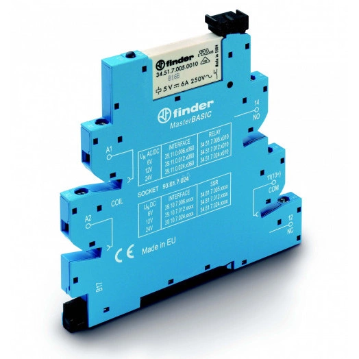 Интерфейсные модули реле MasterPLUS: Твердотельные реле, Винтовые клеммы, 1 выход 2A-24VDC, 24VDC