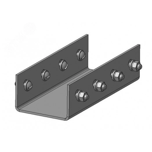 Соединитель стоек СС УТ1,5, горячее цинкование(толщина покрытия 40 -120мкм), S2,5