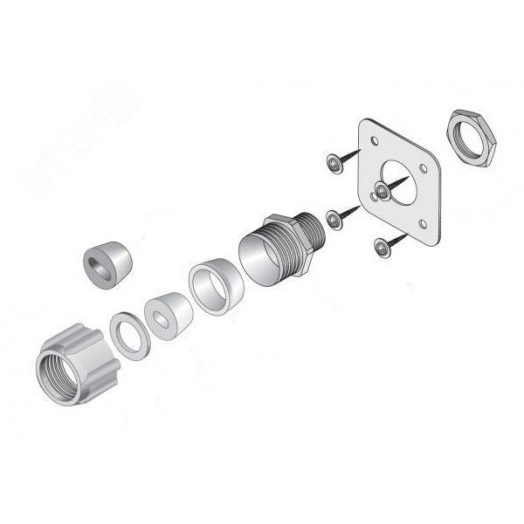 Устройство для ввода кабеля под теплоизоляцию LEK/U