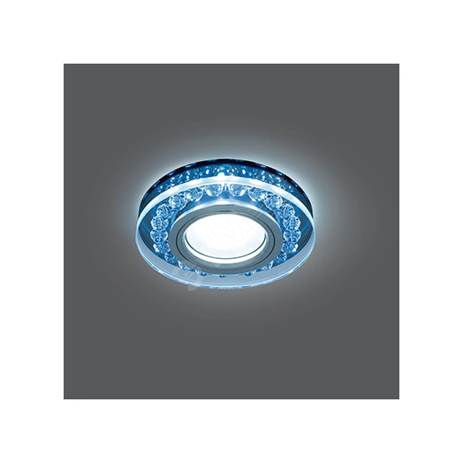Светильник Backlight BL047 Кругл. Черный/Кристалл/Хром, Gu5.3, LED 4100K 1/40