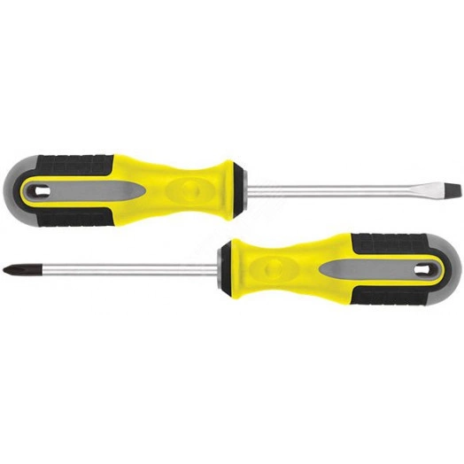 Отвертка ''Старт'', CrV сталь, прорезиненная ручка 5х150 мм SL