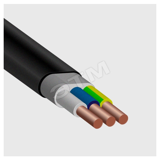 Кабель силовой ВВГнг(А)-LS 3х1.5-0.660 плоский однопроволочный    ТРТС