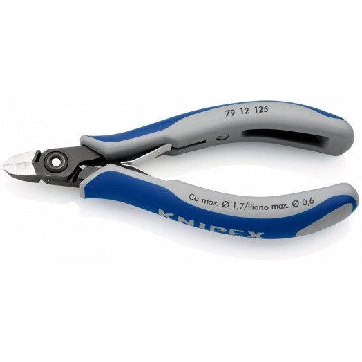 Прецизионные кусачки боковые для электроники вороненые 125 mm KN-7912125