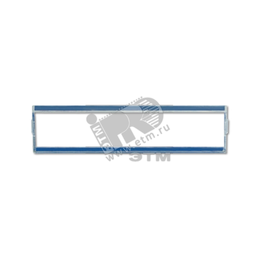 Крышка из оргстекла для надписи 17х54мм прозрачная