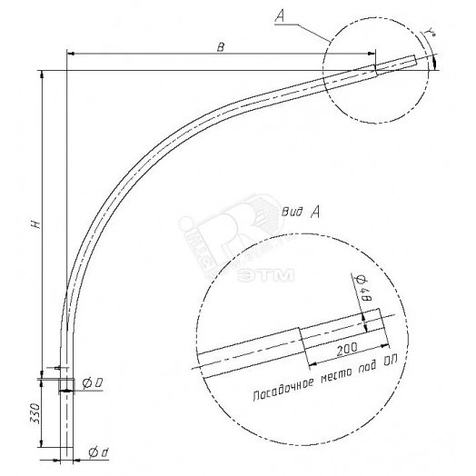 Кронштейн ТАНС.41.245.000 (1.К1-2,0-2,0-Ф3-ц)