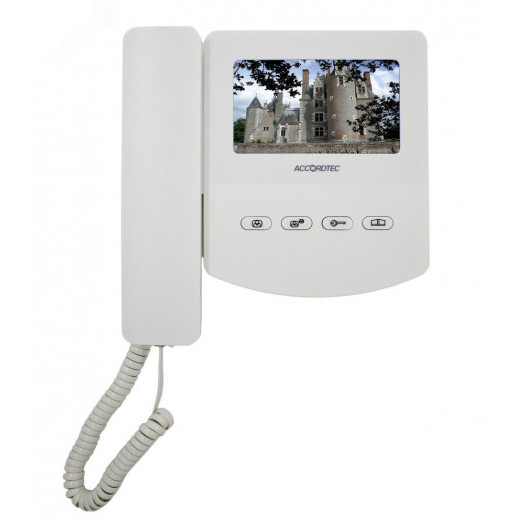 Монитор видеодомофона (аналог AT-VD 433C c возможностью подключения к многоквартирным цифровым домофонам (Raikmann, Keymann))