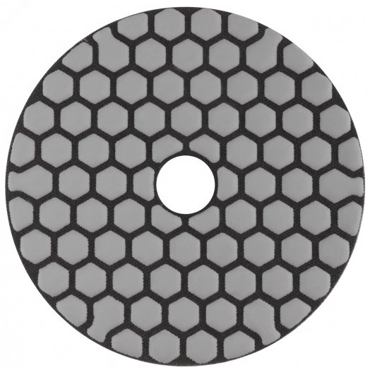 Круг алмазный гибкий шлифовальный (липучка), сухое шлифование, 100 мм, Р1500