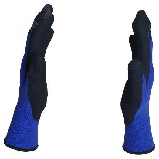 Перчатки для защиты от механических воздействий SCAFFA NY1350S-NV/BLK размер 8