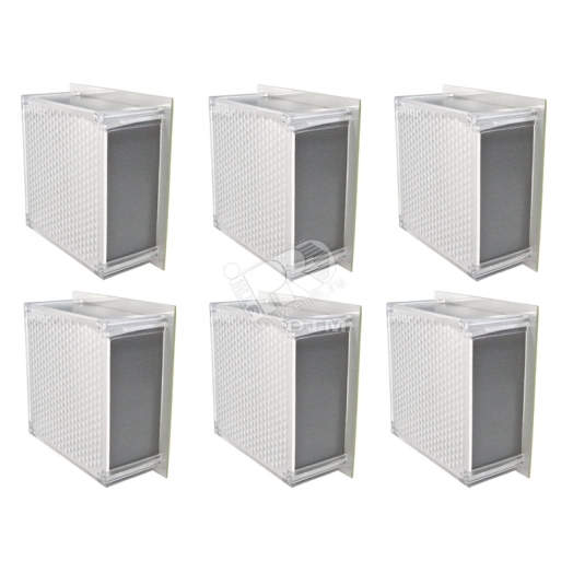 Светильник LED ГРИЛЬЯТО ДОМИНО (СВО) 6 шт 50Вт    3700Лм 4,0К текстурированный рассеиватель IP20    встраиваемый (LE-СВО-17-050-0662-20Д)