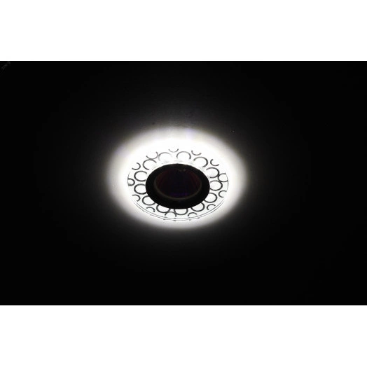 DK LD46 SL  Точечные светильники ЭРА декор cо светодиодной подсветкой MR16, зеркальный