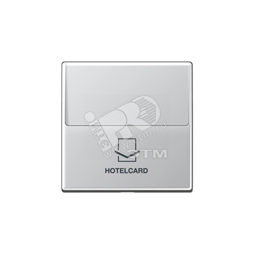 Накладка карточного выключателя (без механизма)  Серия A500  Материал- ударопрочный термопласт  Цвет- алюминий