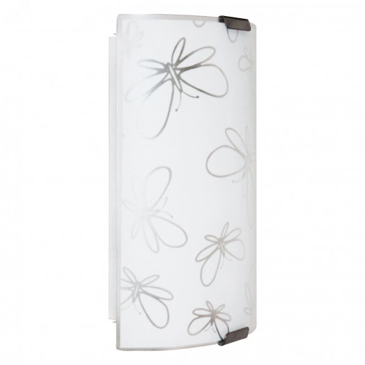 Светильник НББ-21-60 М21 Бабочки 150х220 матовый белый/клипсы штамп металлик индивидуальная упаковка