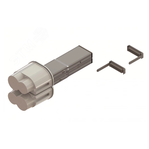 Питающий элемент + заглушка, тип 1, Cu, 6P+6P, 40A