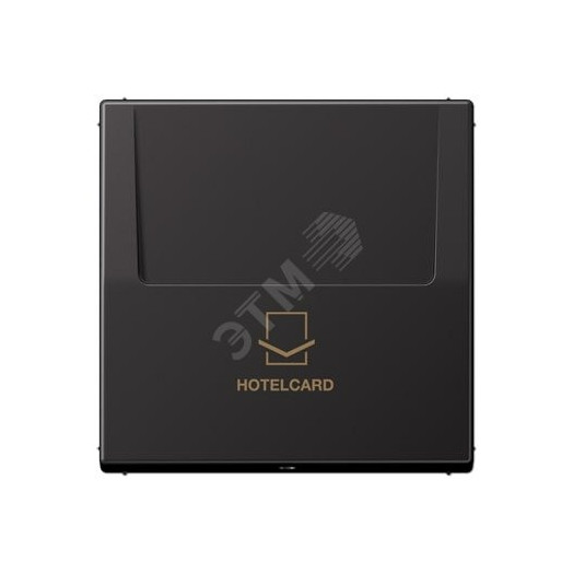 Накладка карточного выключателя (без механизма)  Серия LS990  Материал- ударопрочный термопласт  Цвет- дарк
