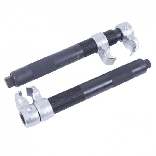 Стяжка амортизаторных пружин 280 мм кованная усиленная одинарный крюк 2 предмета