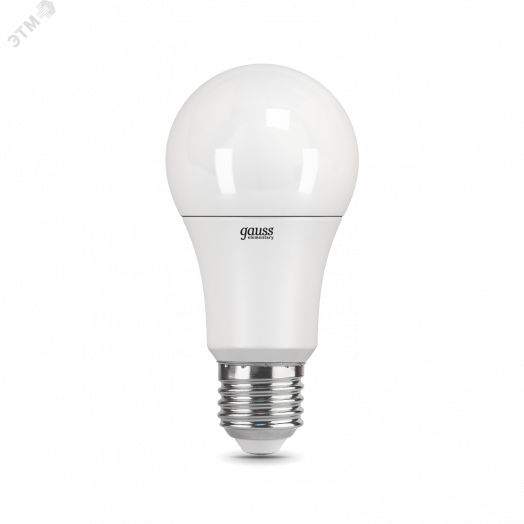 Лампа светодиодная LED 11 Вт 840 Лм 4100К белая E27 A60 (2 лампы в упаковке) Elementary Gauss