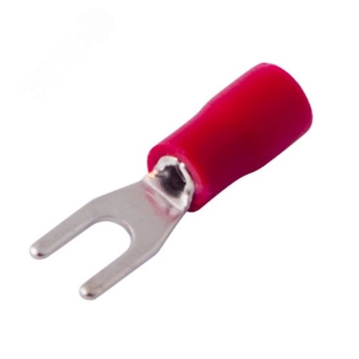 Наконечник вилочный изолир 3.2 мм 0.5-1.5 кв мм (НВи 1.5-3 НВи 1,25-3) красный