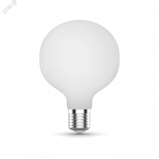 Лампа светодиодная LED 10 Вт 1070 Лм 3000К теплая Е27 G95 milky Filament Gauss