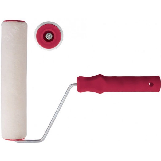 Валик велюровый, стержневая система, диаметр 40/48 мм, ворс 4 мм, бюгель 6 мм, 230 мм