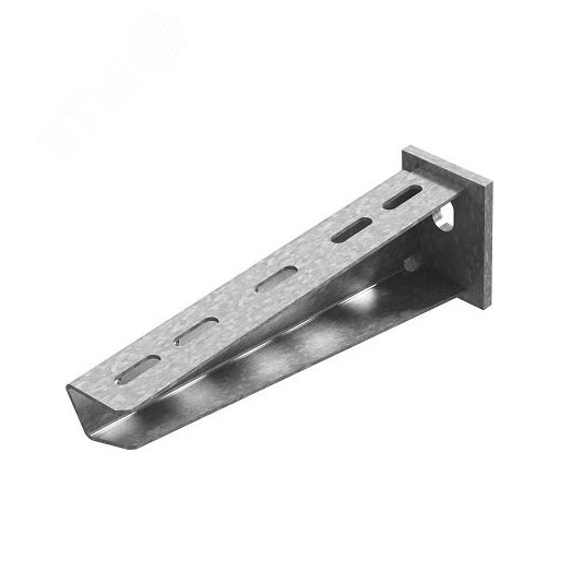 Консоль подвеса для средних нагрузок, на поверхность, база 100, толщ. 2,0 мм, гальван. цинк