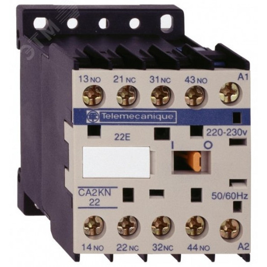 Реле промежуточное 2НО+2НЗ 110В 50/60Гц встроенный ограничитель