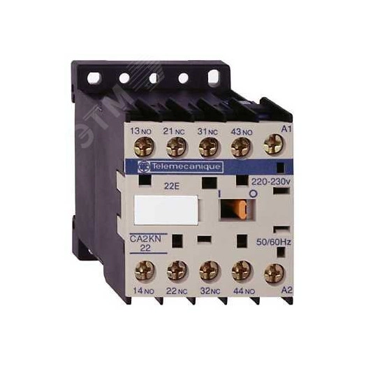 Реле промежуточное 2НО+2НЗ 110В 50/60Гц встроенный ограничитель