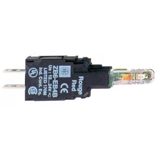 Корпус с оранжевым светодиодом фастон