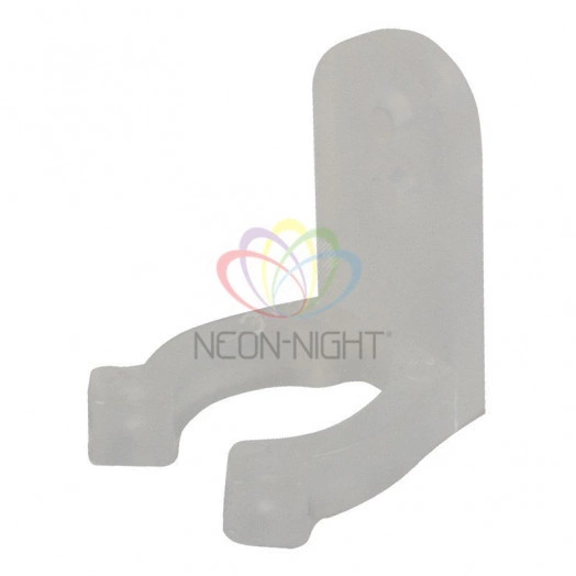 Клипса профессиональная пластиковая для гибкого неона 12х12мм
