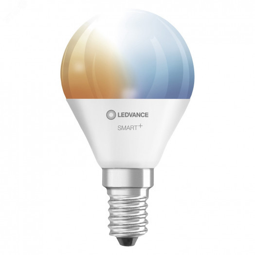 Лампа светодиодная диммируемая LEDVANCE SMART+ шарик, 5Вт (замена 40 Вт), 2700К