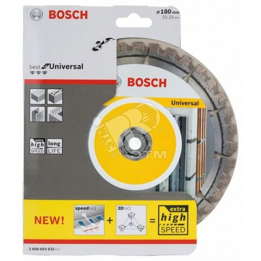 Диск алмазный Best for Universal 180-22.23