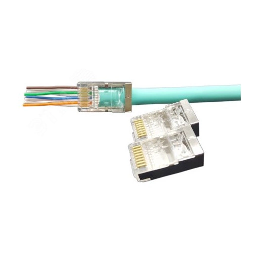 Разъем легкой оконцовки RJ-45 (8P8C) под витую пару