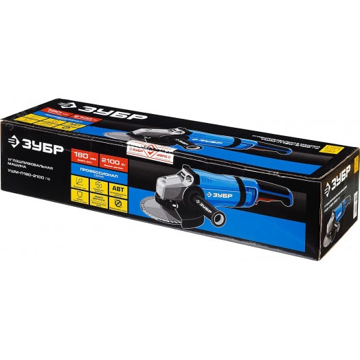 Угловая шлифовальная машина 180 мм, 2100 Вт, серия Профессионал