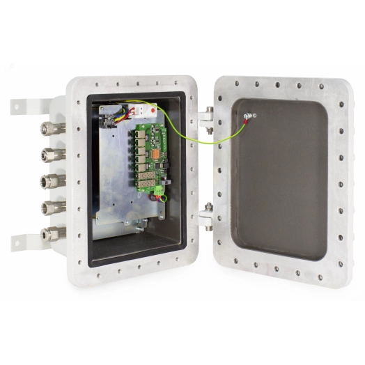 Коммутатор уличный взрывозащищенный 10/100Base-Tx Релион-SW-EXD-A-2G-4Poe+/60W