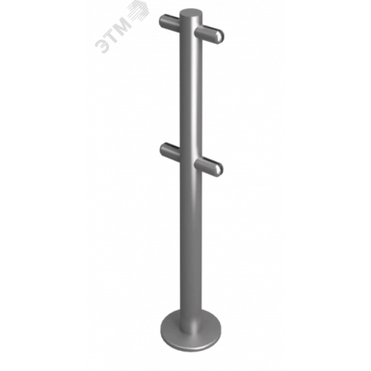 Стойка ограждения под стекло i-образная h=400мм