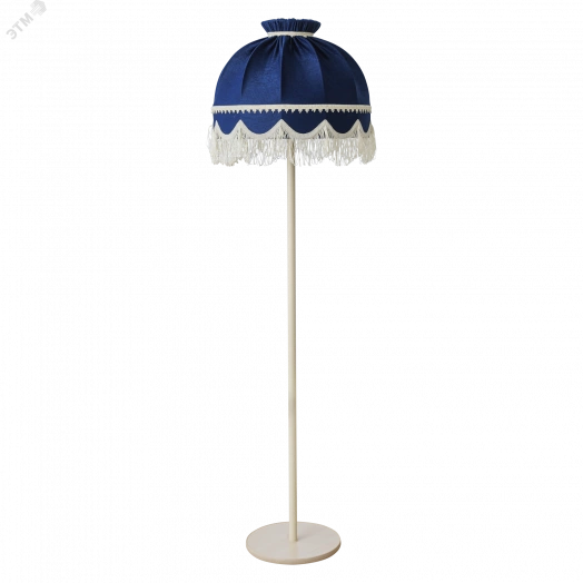 Светильник НТБ-11-60-105 слоновая кость с абажуромРетро Сапфир