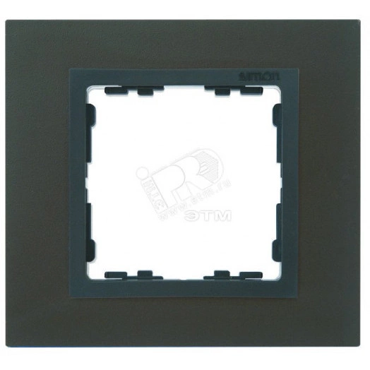 Рамка на 3 поста, S82N, свинец - графит (металл им.)