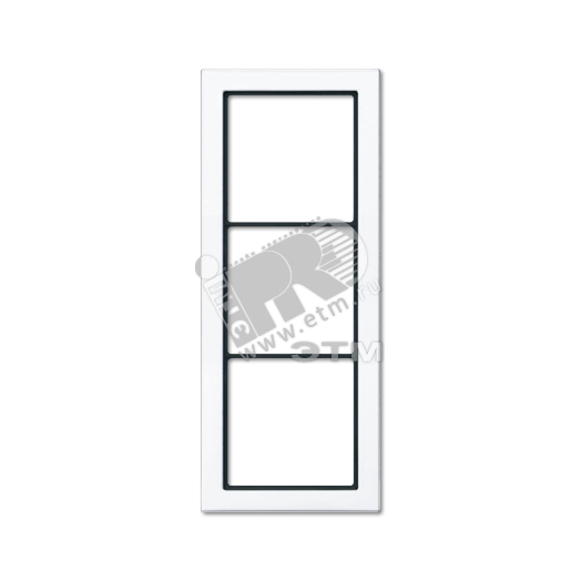 Рамка 3 поста белая