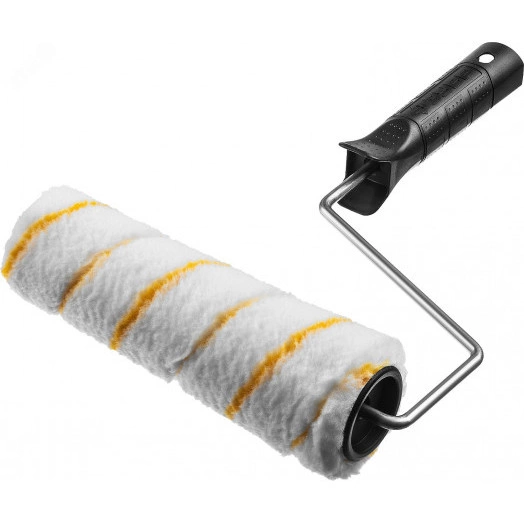 Валик малярный ГИРПАИНТ 40, 180 мм, d=40 мм, ворс 12 мм, ручка d=6 мм,